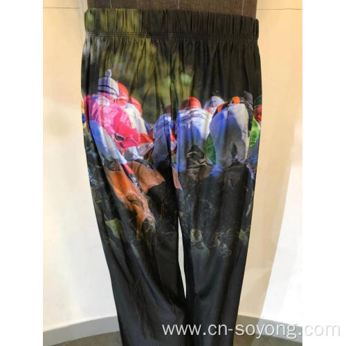 Pajama Bottom Men's Casual Positioning Printed Pants Trousers Supplier